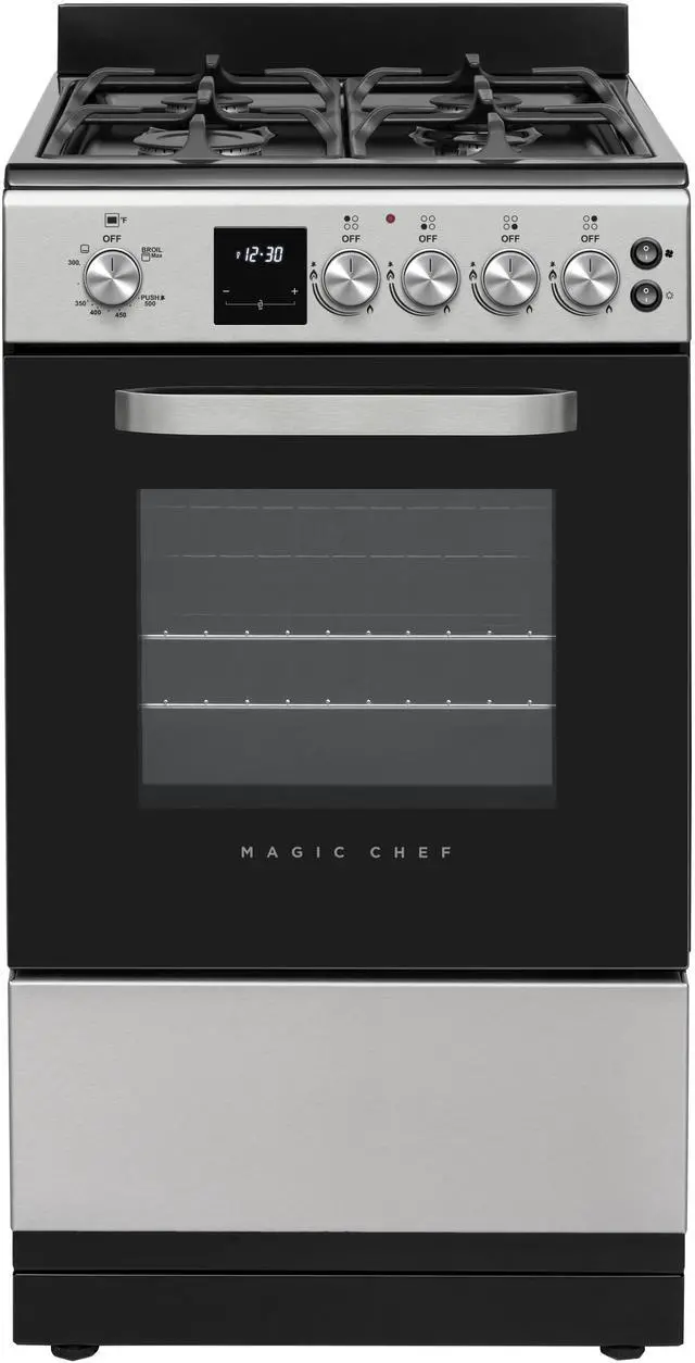 Main image of 20 in. 4-Burner Freestanding Gas Range in Stainless Steel