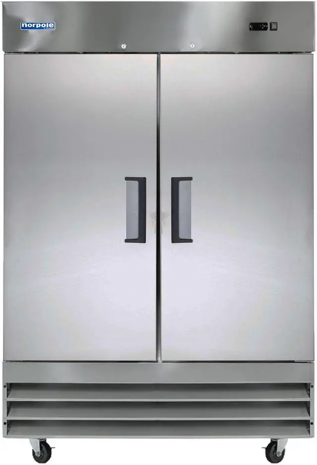 Main image of Commercial 54 in. 48 cu. ft. Frost Free 2 Door Freezer in Stainless Steel