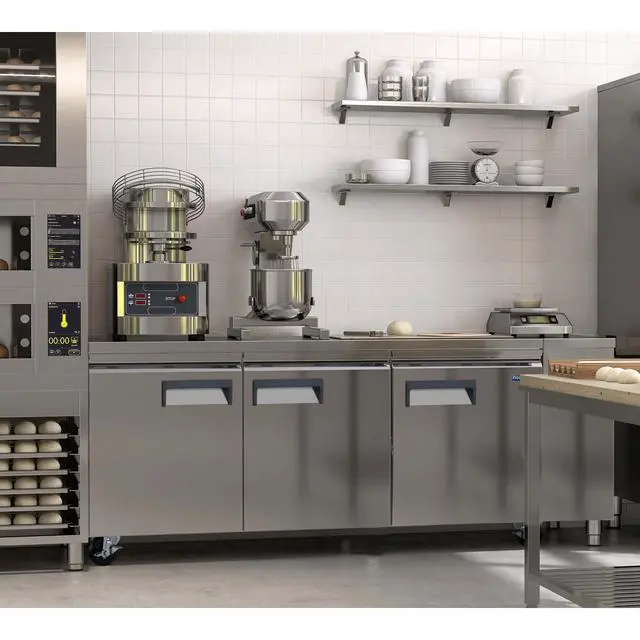 Alt view image 2 of 2 - Commercial 71 in. 19 cu. ft. Under Counter Refrigerator in Stainless Steel