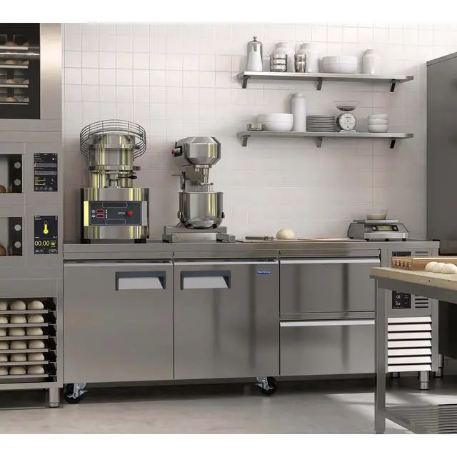 Alt view image 4 of 4 - Commercial 47 in. 12 cu. ft. Under Counter Freezer in Stainless Steel