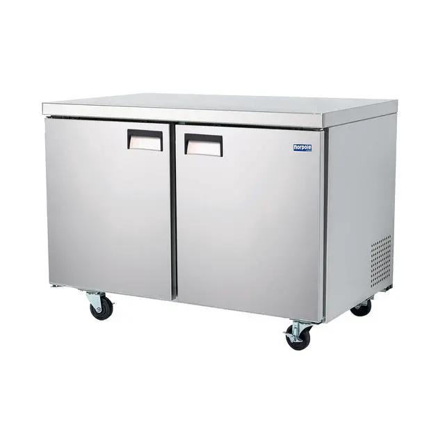 Alt view image 3 of 4 - Commercial 47 in. 12 cu. ft. Under Counter Freezer in Stainless Steel