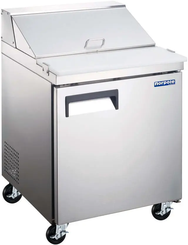 Main image of Commercial 27 in. 6 cu. ft. Single Door Refrigerator in Stainless Steel