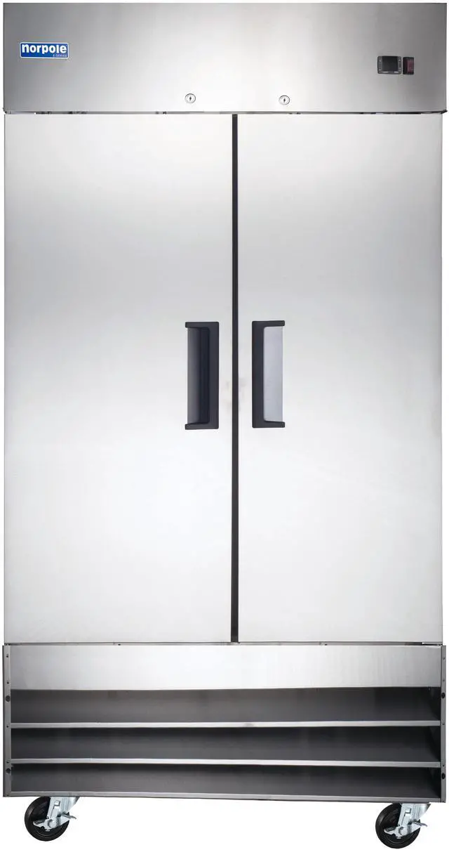 Main image of Commercial 54 in. 48 cu. ft. 2 Door Reach-In Refrigerator in Stainless Steel