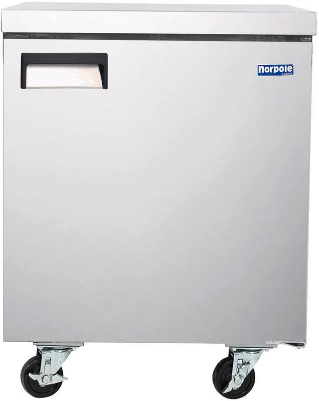 Main image of Commercial 27 in. 6 cu. ft. Under Counter Refrigerator in Stainless Steel