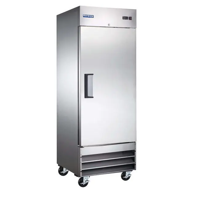 Alt view image 2 of 5 - Commercial 27 in. 23 cu. ft. Single Door Refrigerator in Stainless Steel