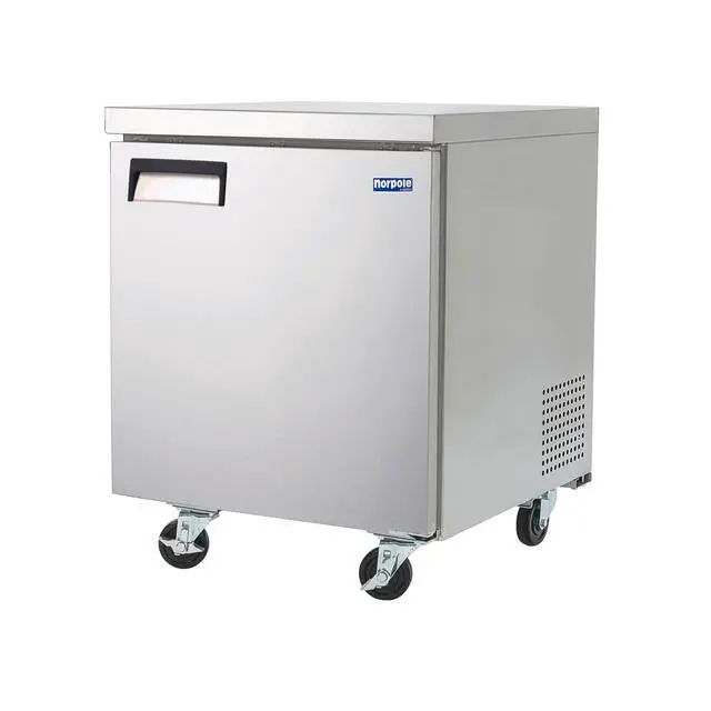 Alt view image 3 of 5 - Commercial 27 in. 6 cu. ft. Under Counter Freezer in Stainless Steel
