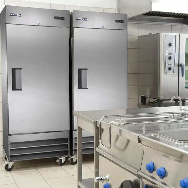 Alt view image 4 of 4 - Commercial 29 in. 23 cu. ft. Frost Free Single Freezer in Stainless Steel