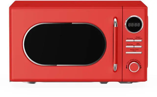 Main image of 0.7 cu. ft. Retro Countertop Microwave in Red