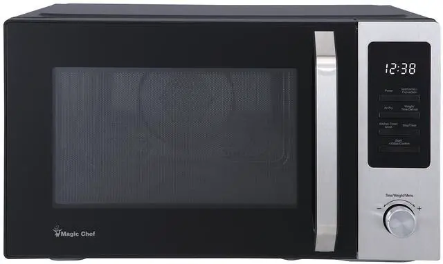 Main image of 1.0 cu. ft. Countertop Microwave in Stainless and Black with Air Fryer