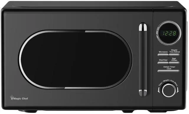 Main image of 0.7 cu. ft. Retro Countertop Microwave in Black