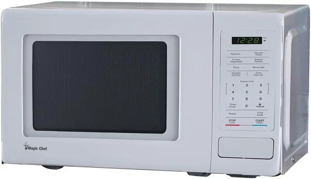 Alt view image 3 of 4 - 0.9 cu. ft. 900 Watt Countertop Microwave in White