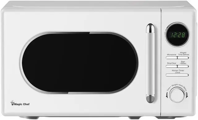 Main image of 0.7 cu. ft. Retro Countertop Microwave in White
