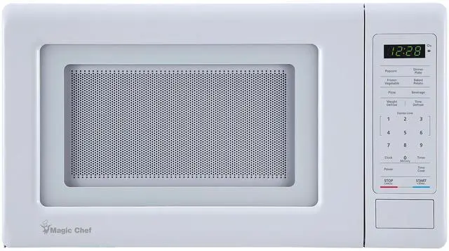 Main image of 0.7 cu. ft. Countertop Microwave 700-Watt Digital Touch in White