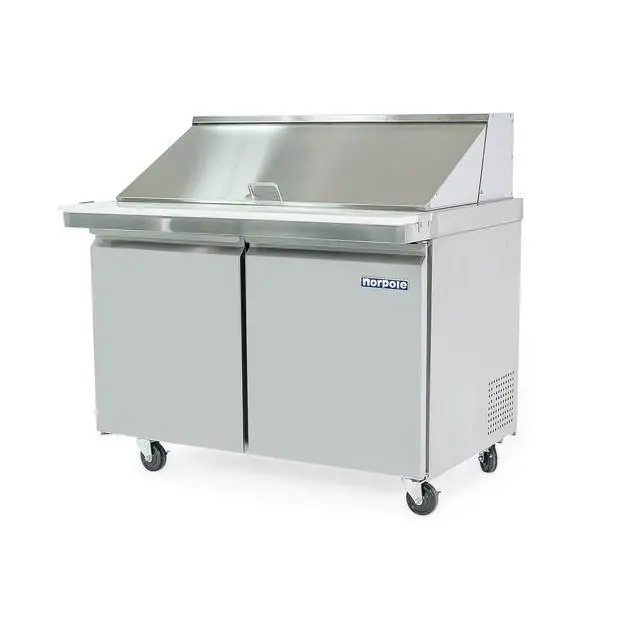 Alt view image 3 of 3 - Commercial 12 cu. ft. Mega Top Refrigerator in Stainless Steel