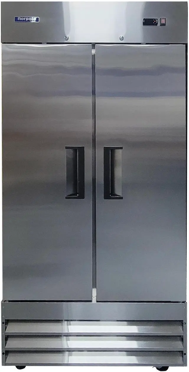 Main image of Commercial 27.6 cu. ft. Double Door Refrigerator in Stainless Steel