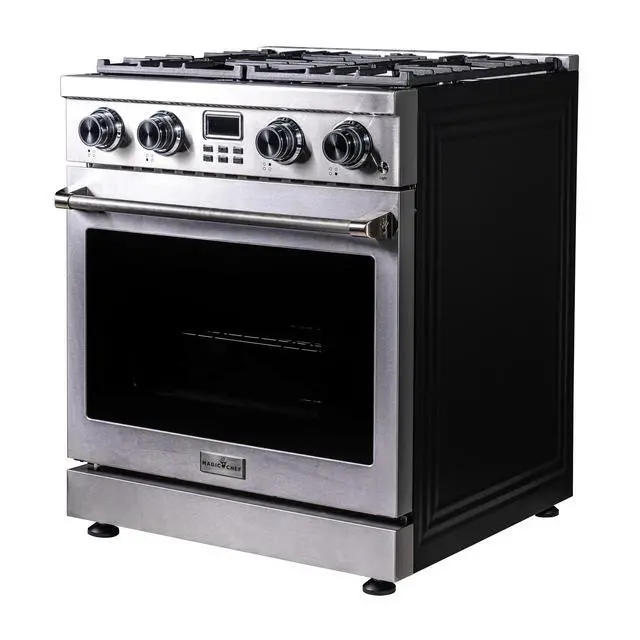 Alt view image 4 of 7 - Pro-Style 30 in. 4-Element Slide-In Gas Range with Convection in Stainless