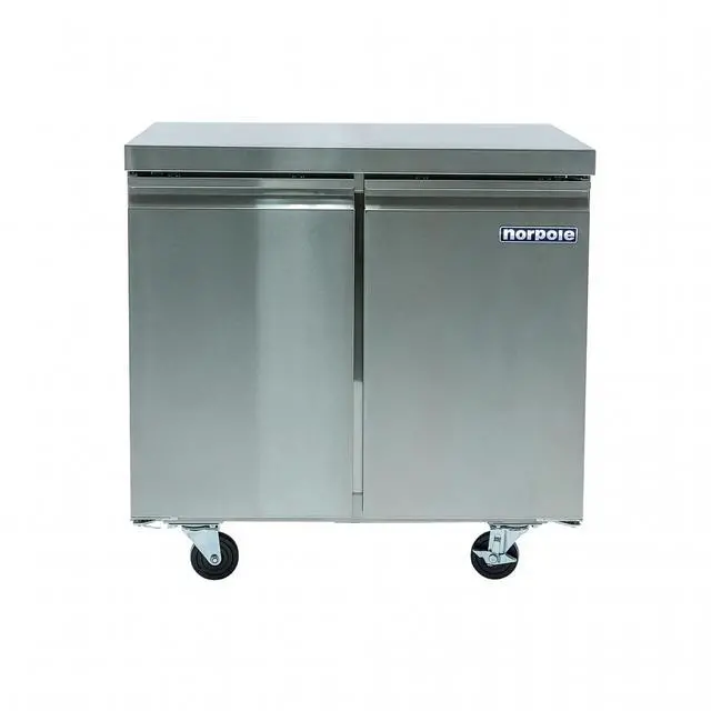 Main image of Commercial 36 in. 8.9 cu. ft. Under Counter Refrigerator in Stainless Steel