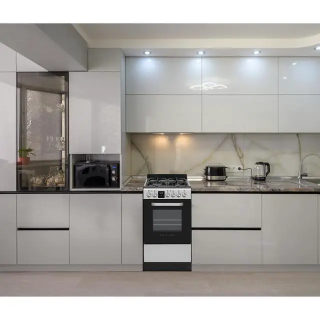 Alt view image 2 of 2 - 20 in. 4-Burner Freestanding Gas Range in Stainless Steel
