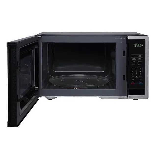 Alt view image 2 of 5 - 1.1 cu. ft. Countertop Microwave in Stainless Steel with Digital Touch
