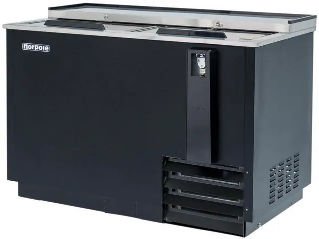 Alt view image 3 of 5 - Commercial 50 in. 16 cu. ft. Beverage Cooler Refrigerator Door in Black