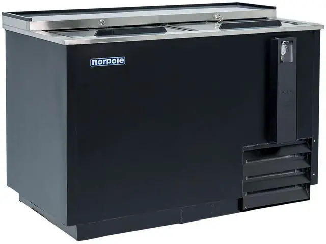 Alt view image 2 of 5 - Commercial 50 in. 16 cu. ft. Beverage Cooler Refrigerator Door in Black