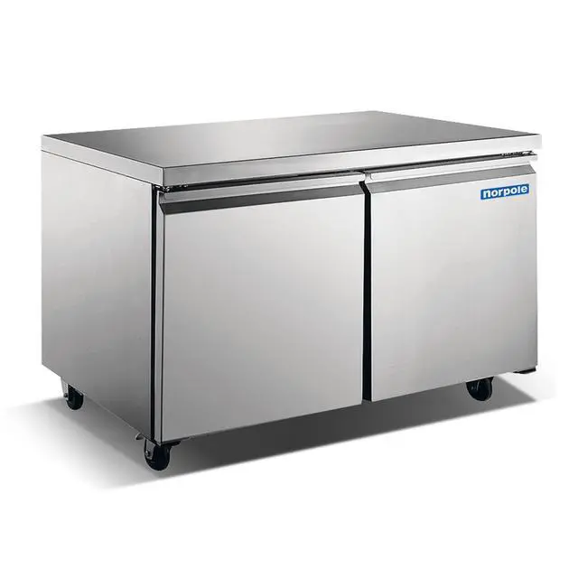 Alt view image 2 of 2 - Commercial 60 in. 15 cu. ft. Under Counter Refrigerator in Stainless Steel
