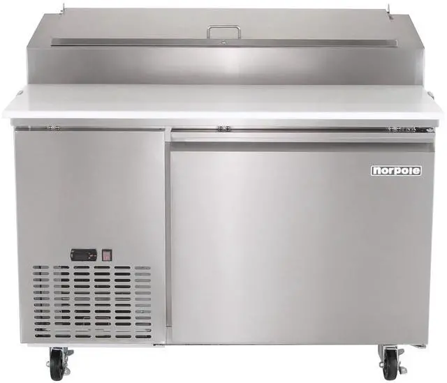 Main image of Commercial 13.8 cu. ft. Single Door Pizza Refrigerator in Stainless Steel