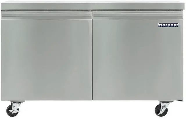 Main image of Commercial 60 in. 15 cu. ft. Under Counter Refrigerator in Stainless Steel