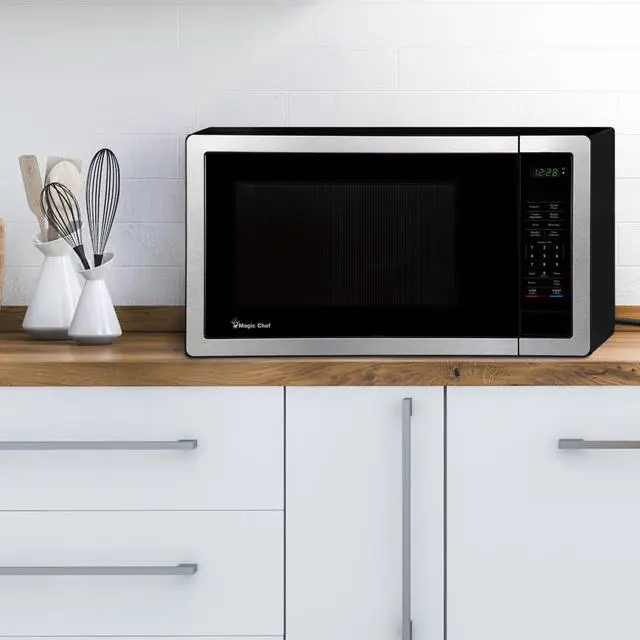 Alt view image 5 of 5 - 0.9 cu. ft. Countertop Microwave 900-Watt Digital Touch In Stainless
