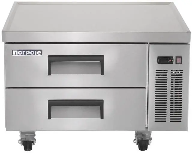 Main image of Commercial 36 in. 29 cu. ft. Chef Base Refrigerator in Stainless Steel