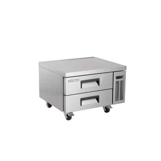 Alt view image 3 of 6 - Commercial 36 in. 29 cu. ft. Chef Base Refrigerator in Stainless Steel