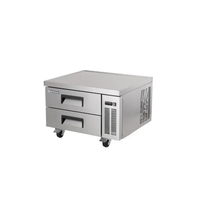 Alt view image 4 of 6 - Commercial 36 in. 29 cu. ft. Chef Base Refrigerator in Stainless Steel