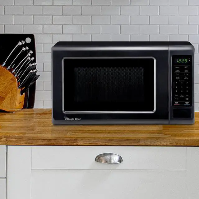 Alt view image 4 of 5 - 0.9 cu. ft. 900 Watt Countertop Microwave, in Black