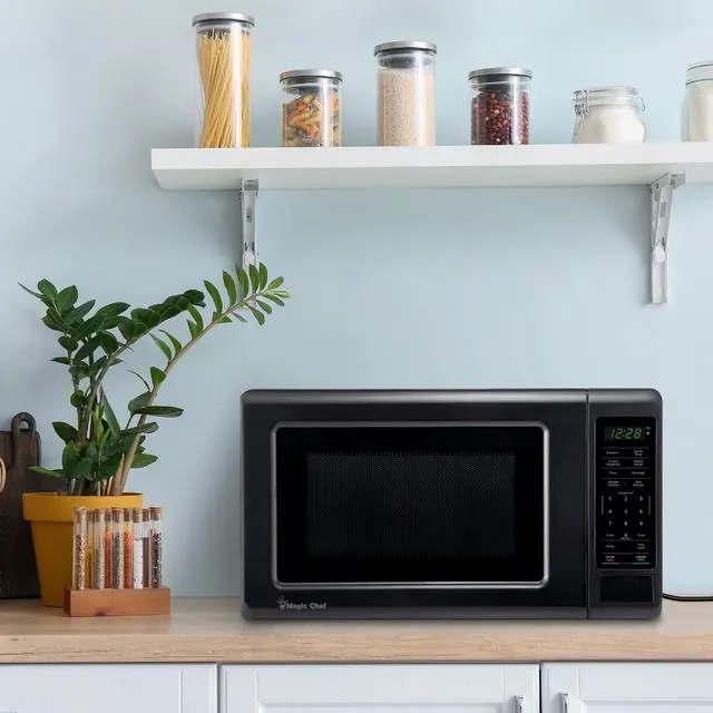 Alt view image 5 of 5 - 0.9 cu. ft. 900 Watt Countertop Microwave, in Black
