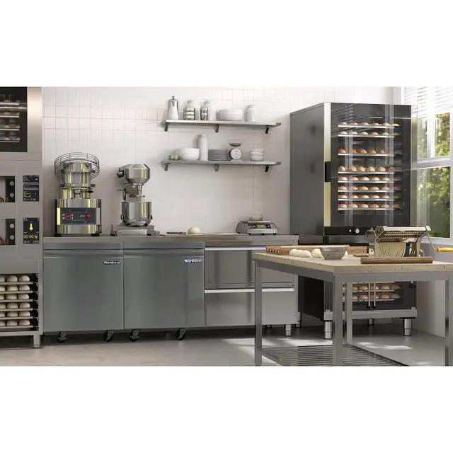 Alt view image 6 of 6 - Commercial 6 cu. ft. Under Counter Upright Freezer in Stainless Steel