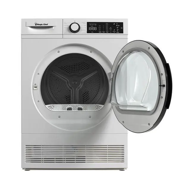 Alt view image 2 of 6 - 24 in. 4.0 cu.ft. Ventless, Condensing Front Load Stackable Electric Dryer in White