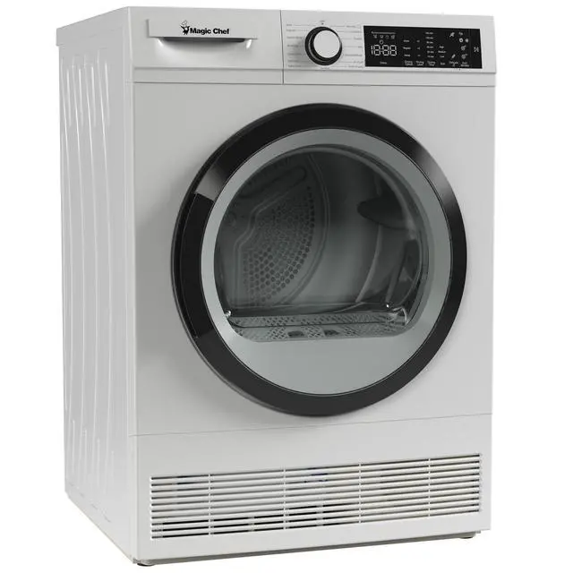 Alt view image 3 of 6 - 24 in. 4.0 cu.ft. Ventless, Condensing Front Load Stackable Electric Dryer in White