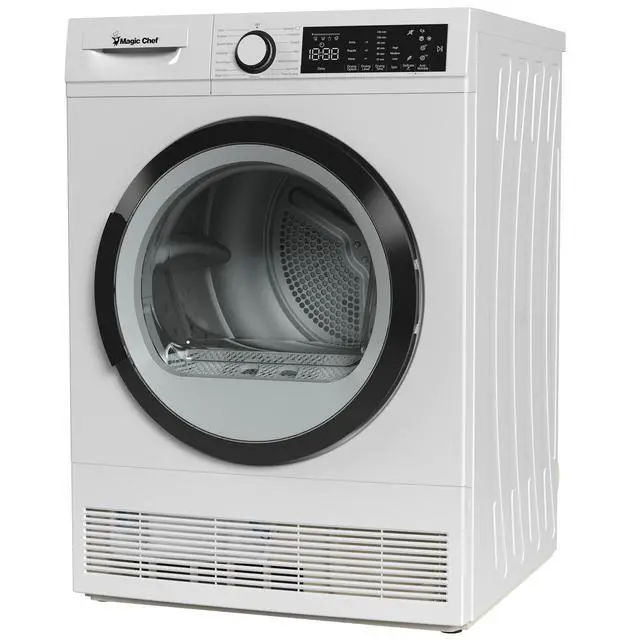 Alt view image 4 of 6 - 24 in. 4.0 cu.ft. Ventless, Condensing Front Load Stackable Electric Dryer in White