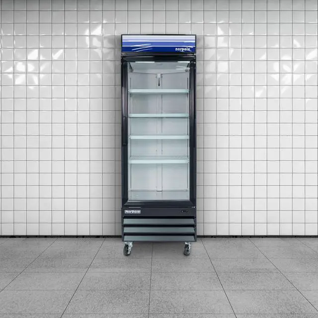 Alt view image 5 of 5 - Commercial 23 cu. ft. Frost Free Upright Freezer in Black