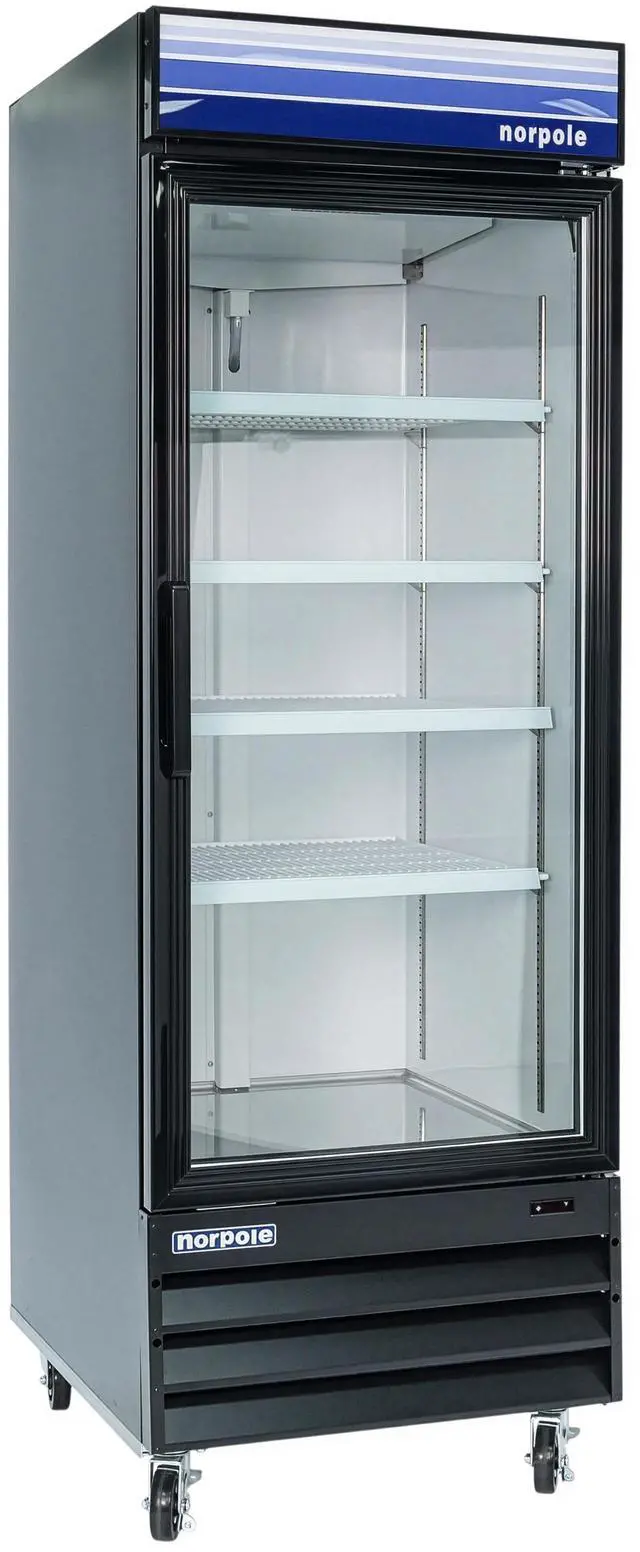 Alt view image 2 of 5 - Commercial 23 cu. ft. Frost Free Upright Freezer in Black