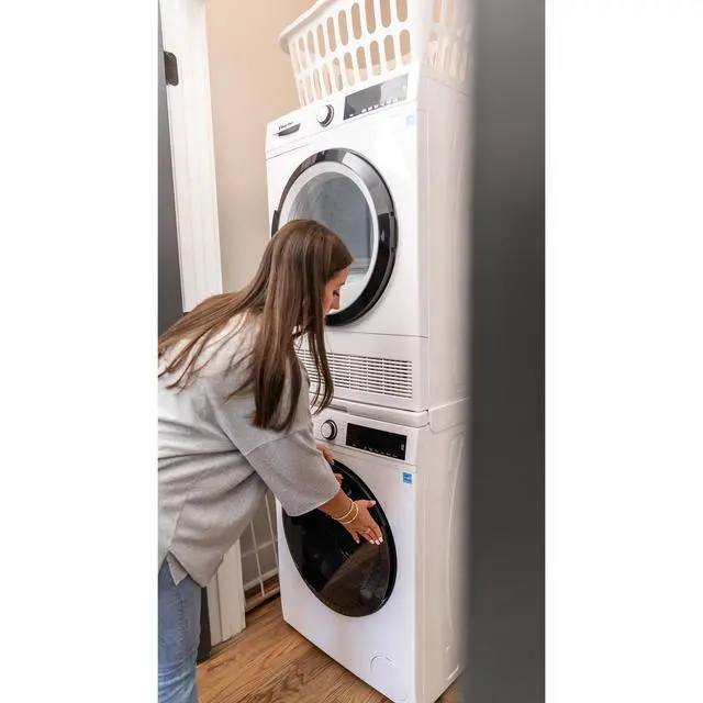 Alt view image 4 of 4 - 24 in. 2.2 cu. ft. Compact Front Load Washer in White