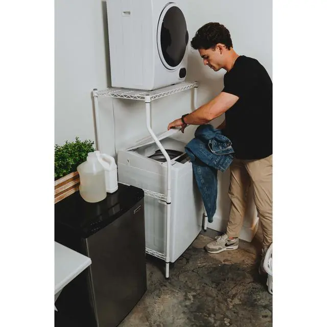 Alt view image 3 of 4 - 1.5 cu. ft. Vented Compact Electric Dryer in White with Sensor