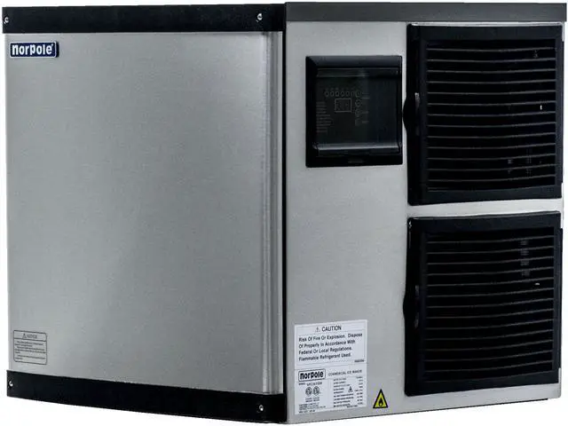 Alt view image 3 of 5 - Commercial 350 lbs. Freestanding Ice Maker in Stainless Steel