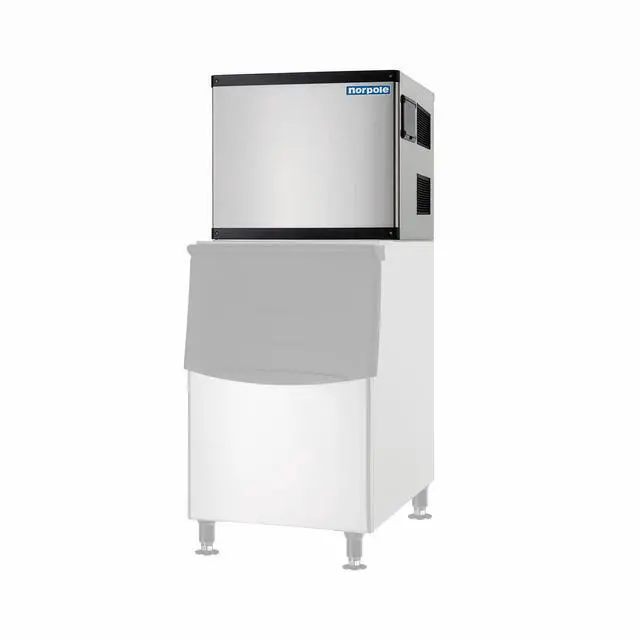 Alt view image 2 of 3 - Commercial 500 lbs. Freestanding Ice Maker in Stinless Steel