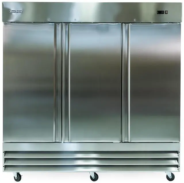 Main image of Commercial 72 cu. ft. 3-Door Upright Freezer in Stainless Steel