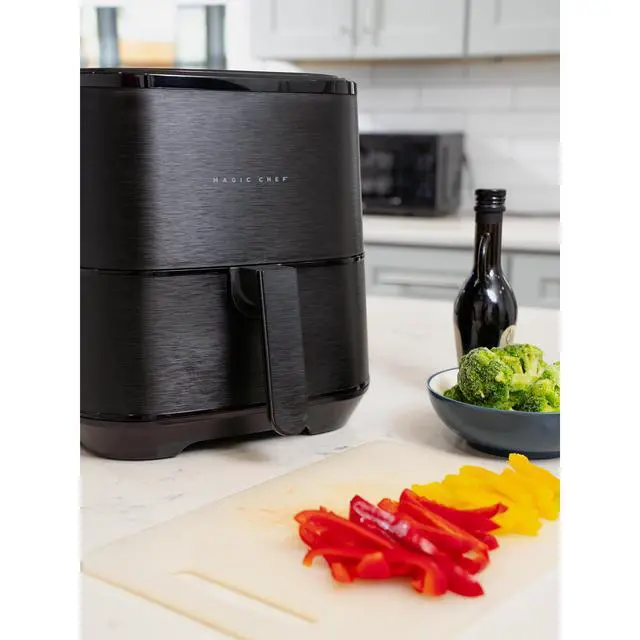 Alt view image 4 of 5 - 5.8 qt. Panel Air Fryer, in Black