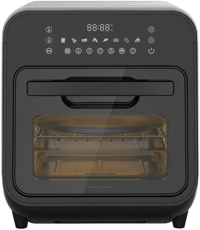 Main image of 15.9 qt. 3-in-1 Air Fryer Oven with Steam, in Black