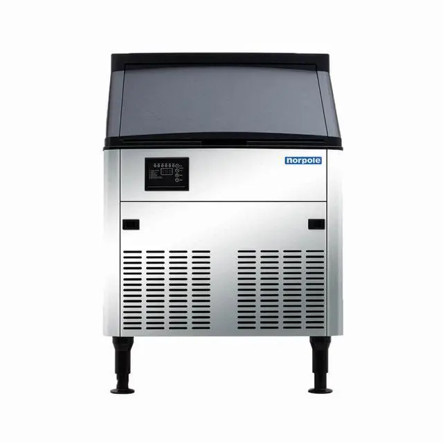 Main image of Commercial 280 lbs. Freestanding Ice Maker in Stainless Steel
