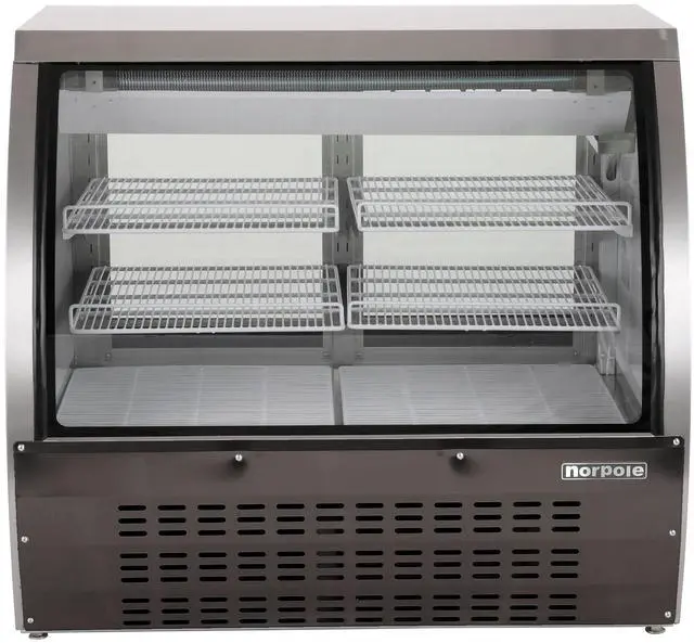 Main image of Commercial 48 in. 18 cu. ft. Specialty Refrigerated Case in Black Stainless
