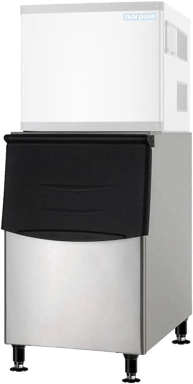 Alt view image 3 of 4 - Commercial 500 lbs. Freestanding Ice Maker Bin in Stainless Steel